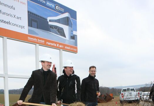 2014 erfolgte der Spatenstich für das Neubauprojekt in der zukünftigen Kulturhauptstadt Chemnitz.