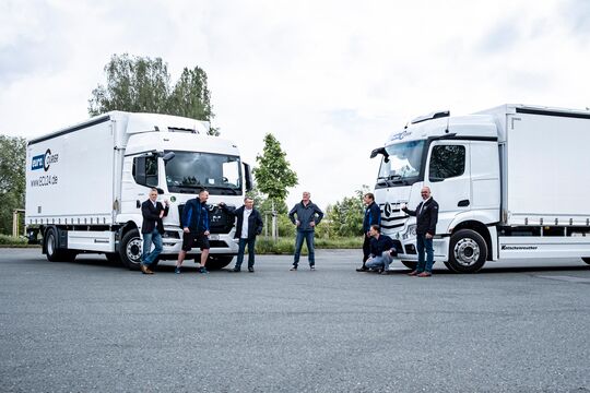 Wer gewinnt das Truck-Battle um den besten LKW Motorwagen, MAN oder Mercedes-Benz