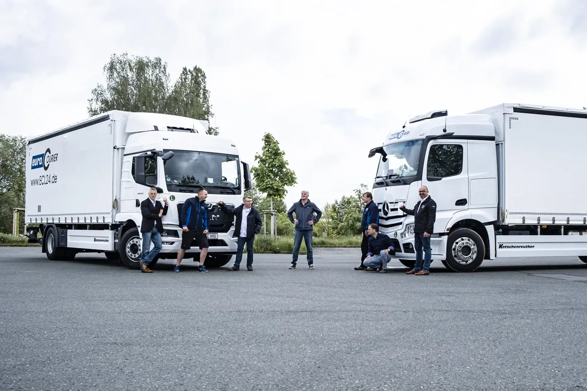 Truckbattle MAN vs. Mercedes Benz.