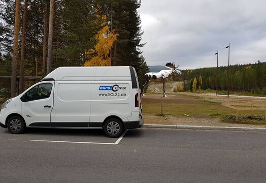 Kurierfahrt vom Brief bis zur Palette