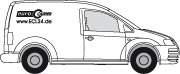 Car car, caddy, combo for the implementation of special trips and overnight for euro.COURIER.