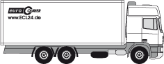 Vehicle medium lorry with 12t total mass for special journeys and overnight for euro.COURIER.